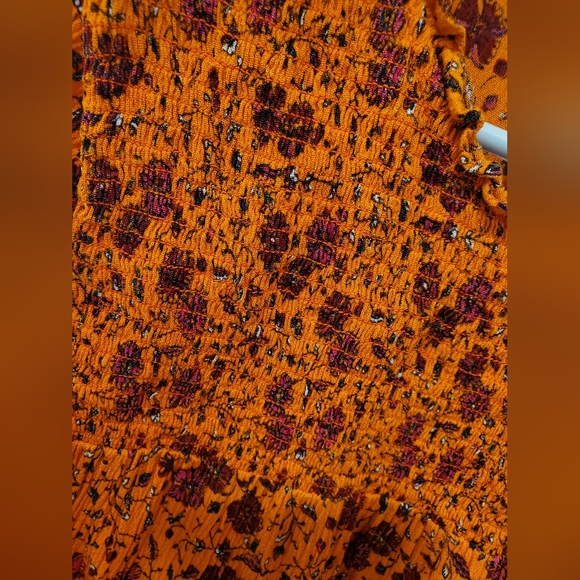 Smocked floral tank, size L - Picture 6 of 7